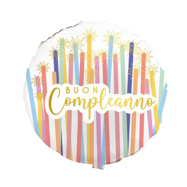 ⚪ round buon compleanno