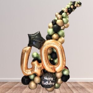 Organico di palloncini con struttura a perdere numero 40