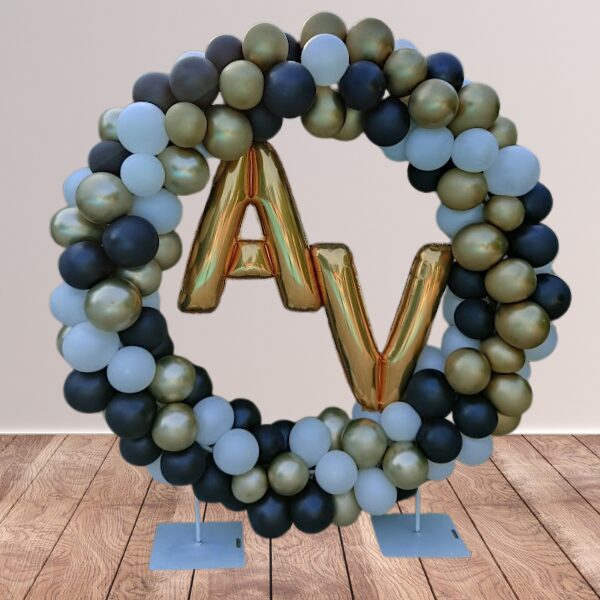 Cerchio con organico di palloncini