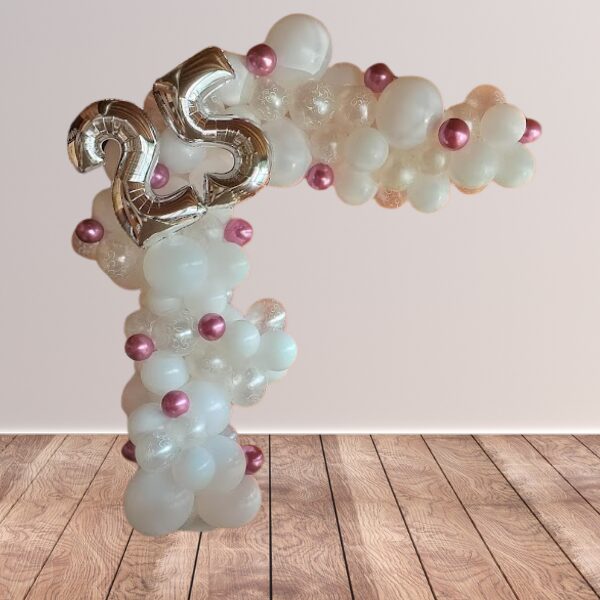 Organico di palloncini 25 anniversario