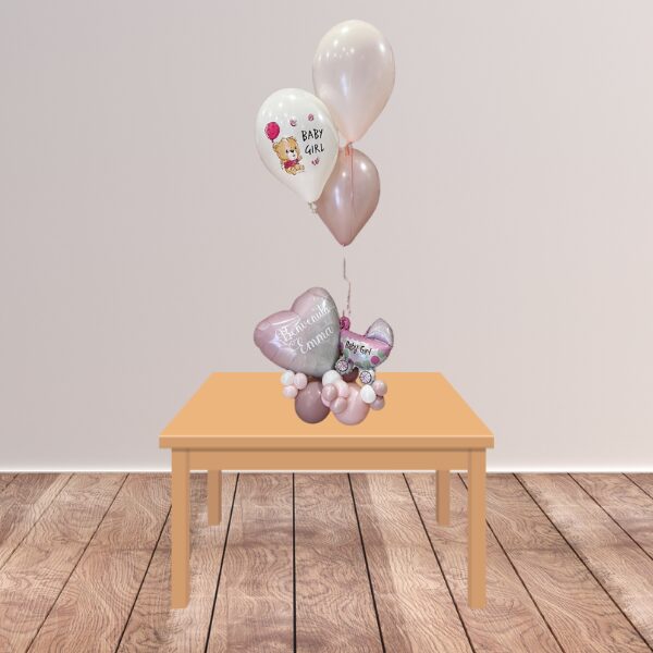 Composizione con cuore e carrozzina