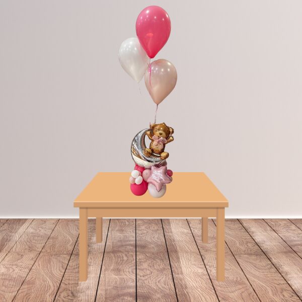 Composizione con luna, orsetto e stella