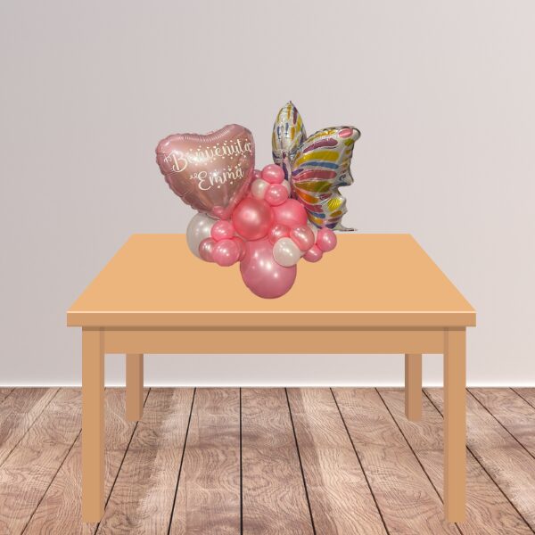 Composizione nascita da tavolo farfalla