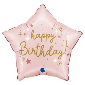 ⚪ stella happy birthday stelle rosa