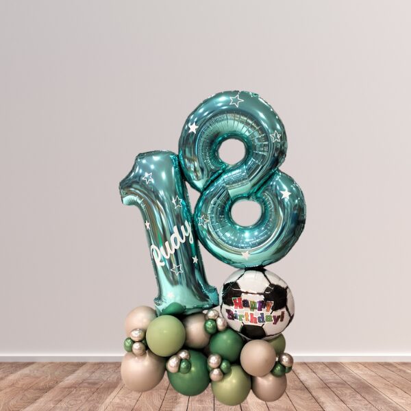 Composizione da terra calcio diciottesimo