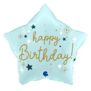 ⚪ stella happy birthday stelle azzurra