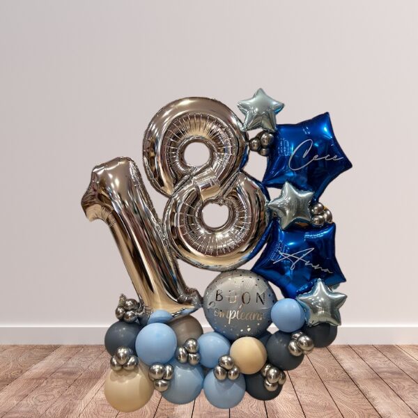 Composizione diciottesimo due festeggiati