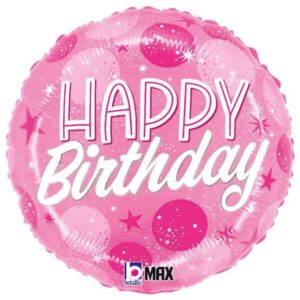 ⚪ round happy birthday rosa
