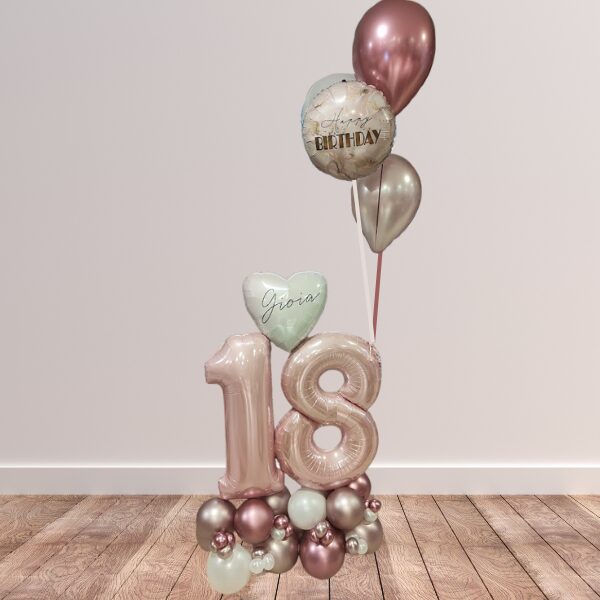 Composizione diciottesimo da terra rosa