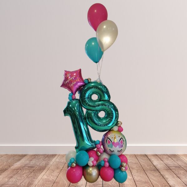 Composizione diciottesimo da terra unicorno