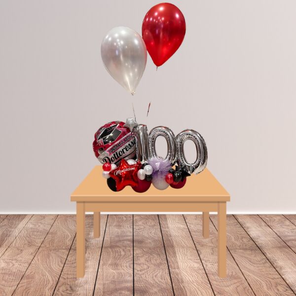 Composizione da tavolo laurea con numeri