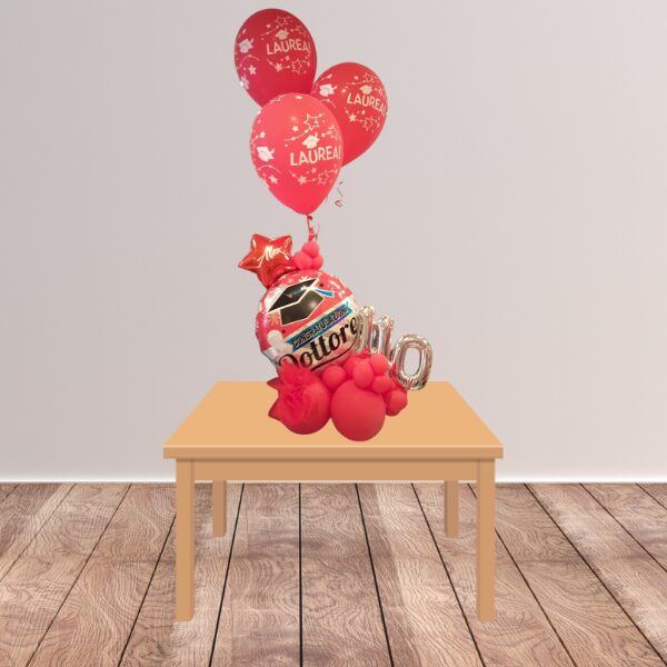 Composizione da tavolo laurea