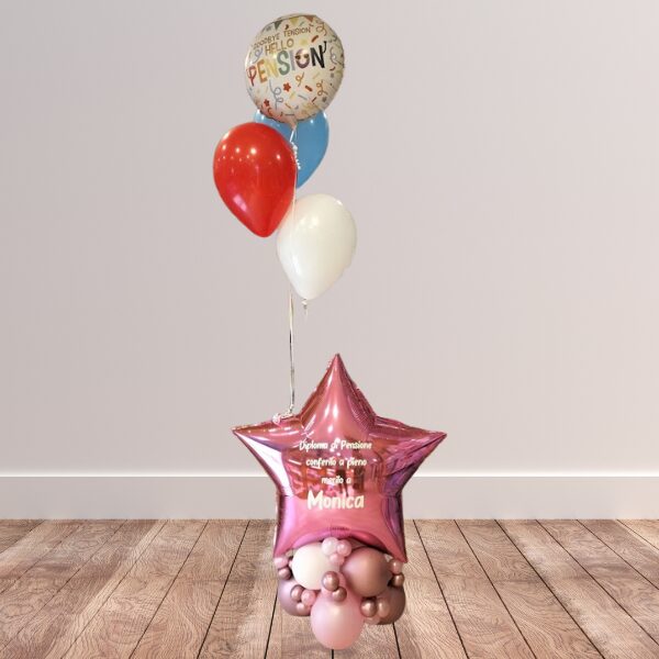 Composizione da terra pensione con stella