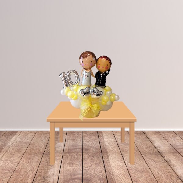 Composizione da tavolo con sposini