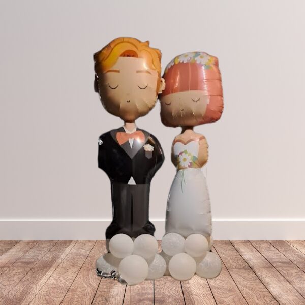 Composizione da terra matrimonio sposi