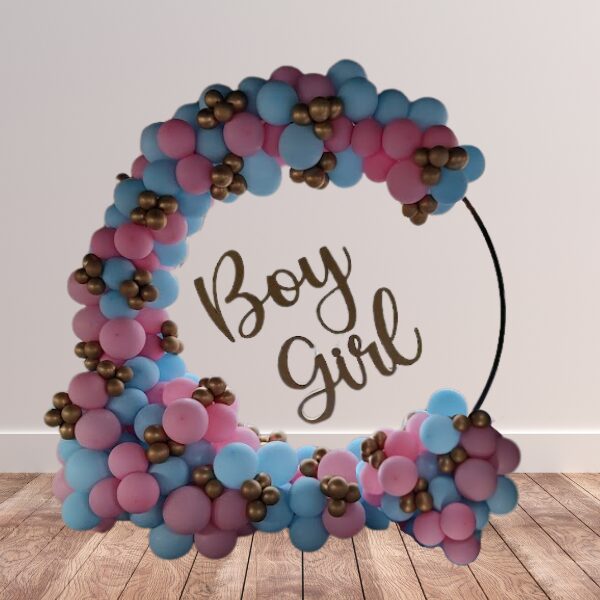 Struttura con organico gender reveal
