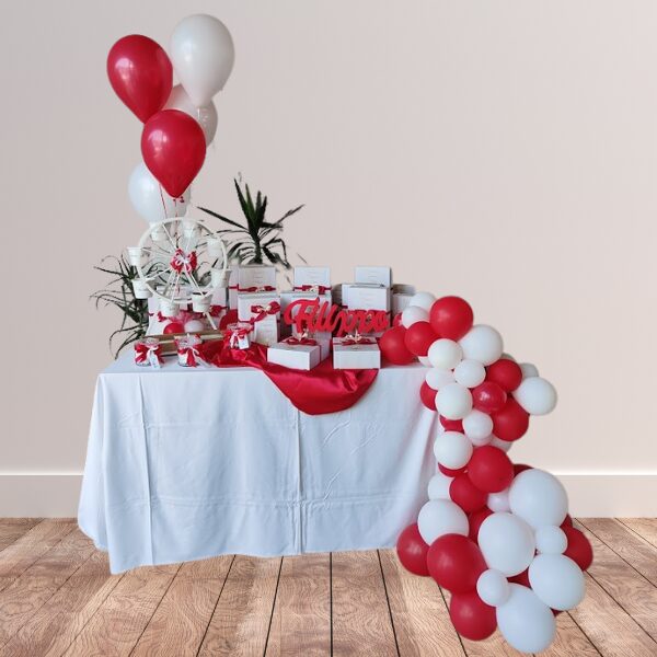 Composizione per allestimento comunione e cresima