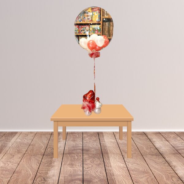 Composizione da tavolo boule comunione cresima