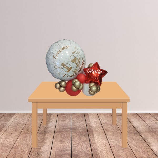 Composizione da tavolo comunione cresima senza volante