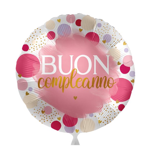 ⚪ round buon compleanno