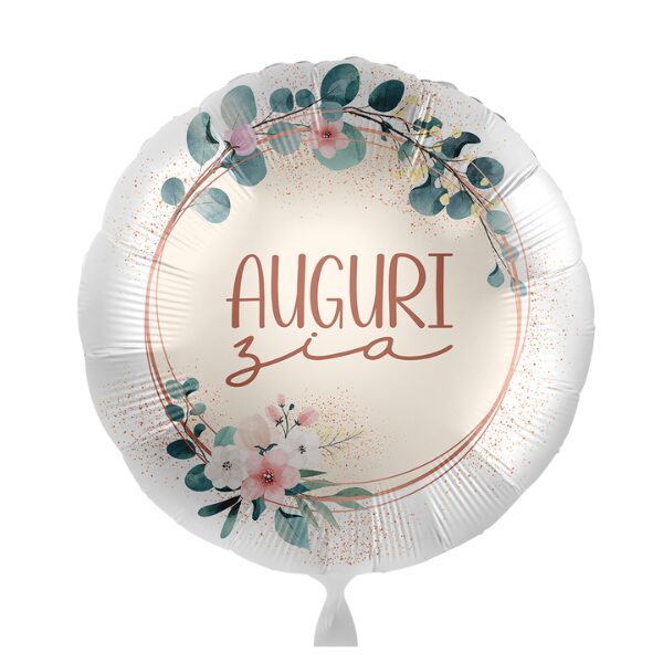 ⚪ round auguri zia