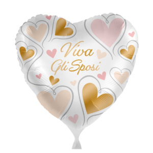 ⚪ cuore viva gli sposi