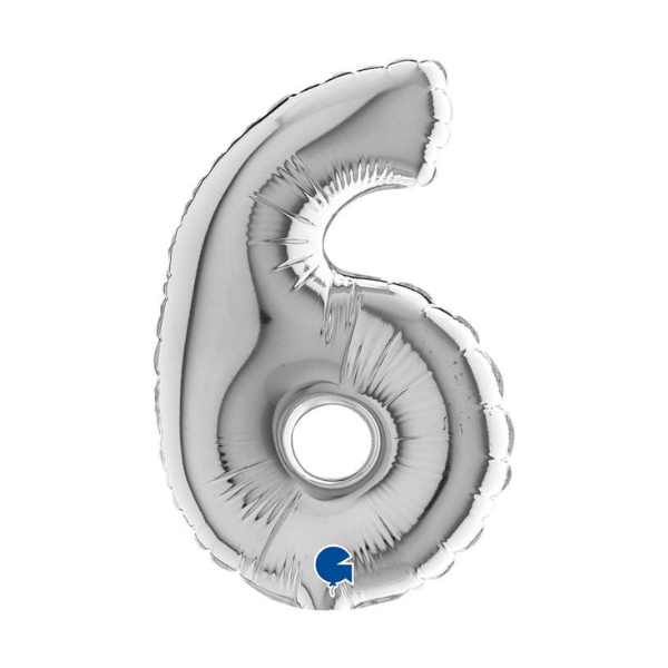 🟠 numero 6 argento