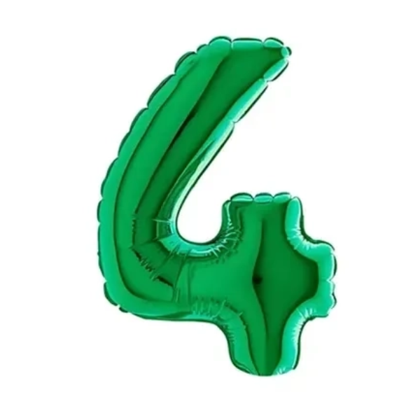 🟠 numero 4 verde