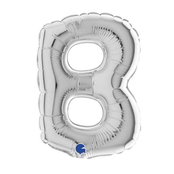 🟠 lettera B argento