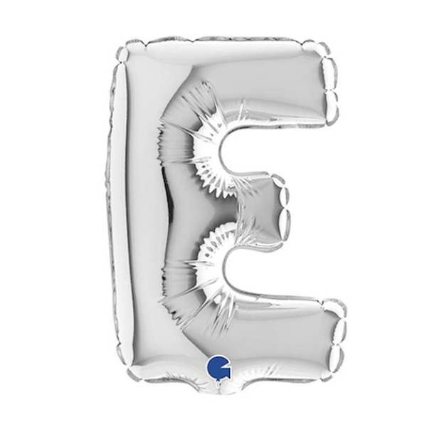 🟠 lettera E argento