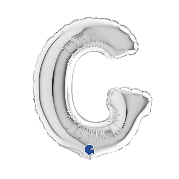 🟠 lettera G argento