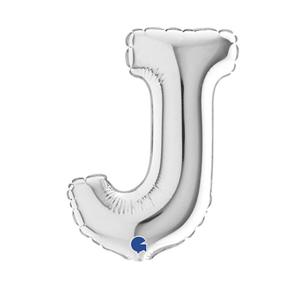 🟠 lettera J argento