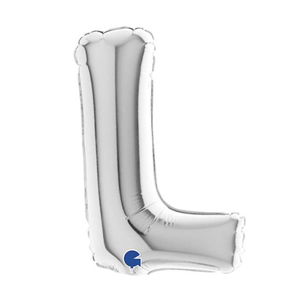 🟠 lettera L argento