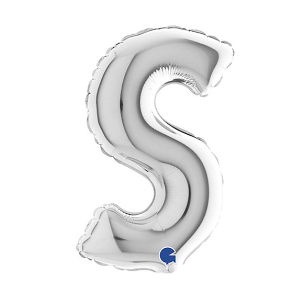 🟠 lettera S argento