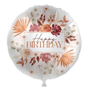 ⚪ round happy birthday
