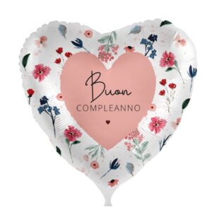 ⚪ cuore buon compleanno