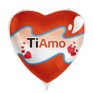 ⚪ cuore con scritta ti amo