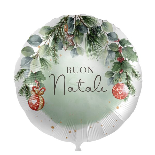 ⚪ round buon natale