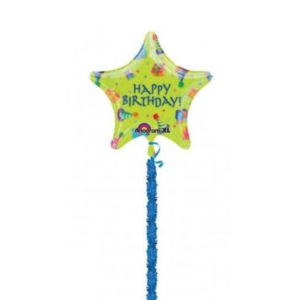 🔵 stella happy birthday con nastro