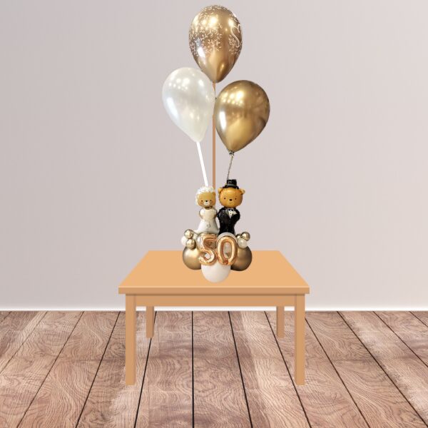 Composizione da tavolo con sposini