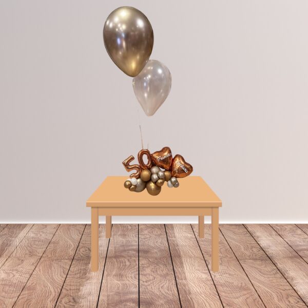 Composizione da tavolo cinquantesimo anniversario