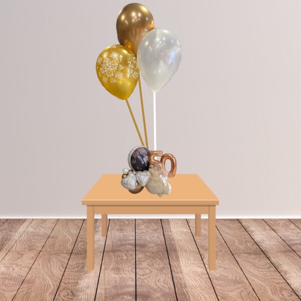 Composizione da tavolo cinquantesimo anniversario