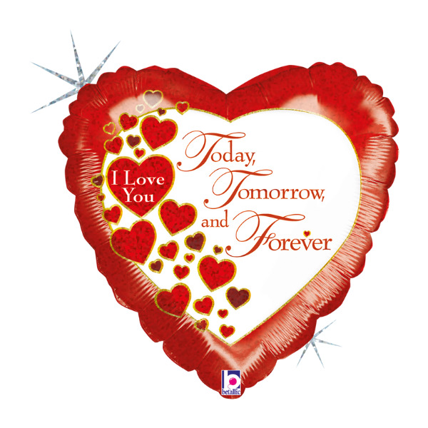 ⚪ cuore con scritta I love you