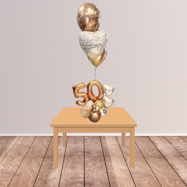 Composizione da tavolo cinquantesimo anniversario