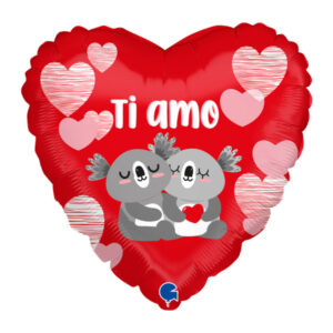 ⚪ cuore con scritta ti amo