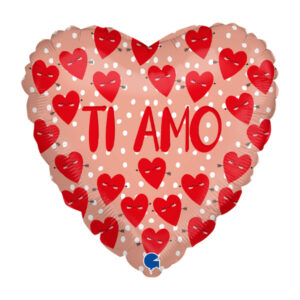 ⚪ cuore con scritta ti amo