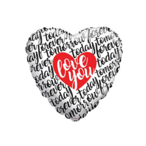 ⚪ cuore con scritta love you