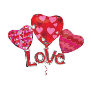 ⚫ cuori con scritta love