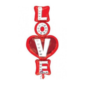 ⚫ cuori con scritta love