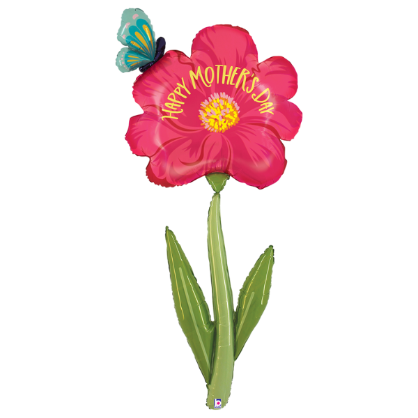 ⚫ fiore con farfalla